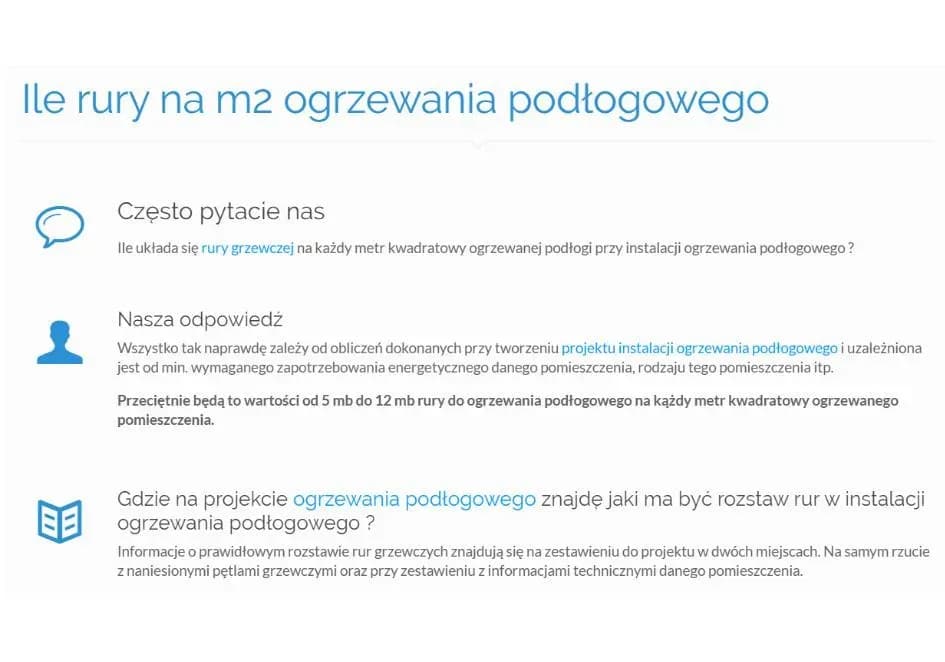 Ile rury na 1m2 ogrzewania podłogowego? Sprawdź, by nie przepłacić